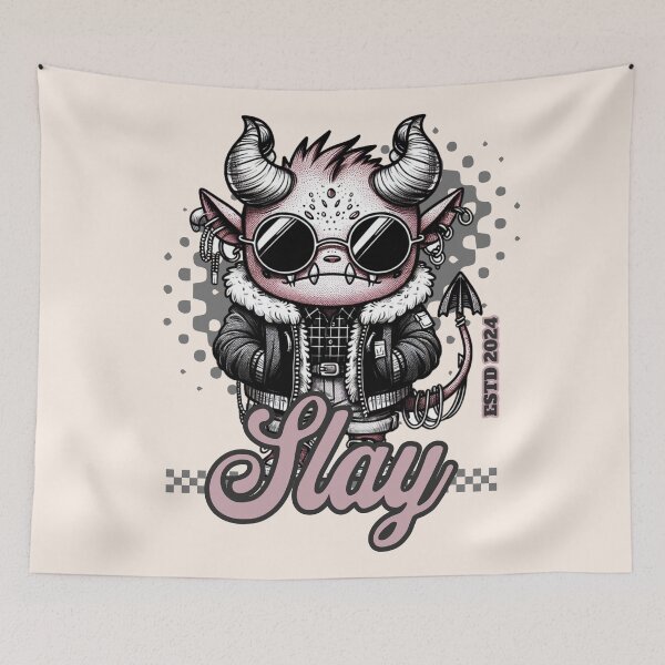Item preview, SLAY - Cool Demon Baphomet Gift designed and sold by InkyGenies.