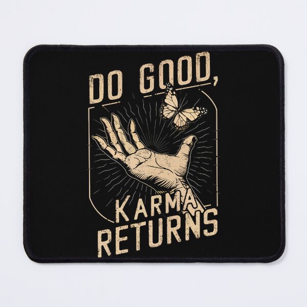 Item preview, Positive Vibes Do Good Karma Returns Inspiration Saying designed and sold by Quirky Shirts.