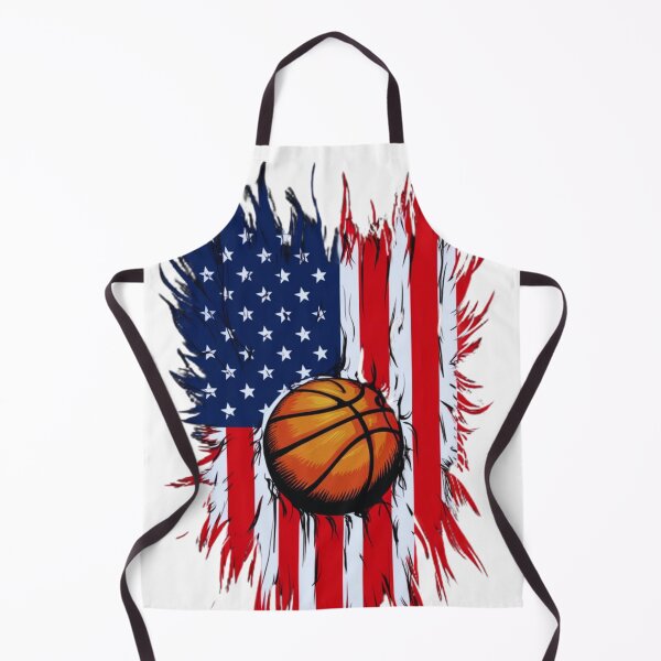 Item preview, Vintage American Flag Basketball T-Shirt: Patriotic Distressed Design designed and sold by BoughtTheTShirt.