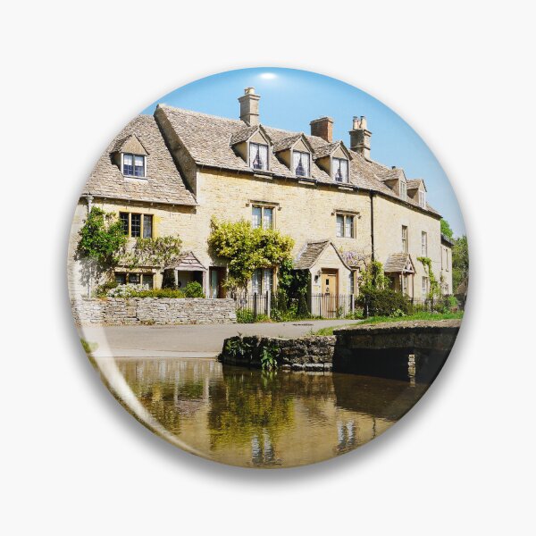 Item preview, Homes of Lower Slaughter designed and sold by ScenicViewPics.