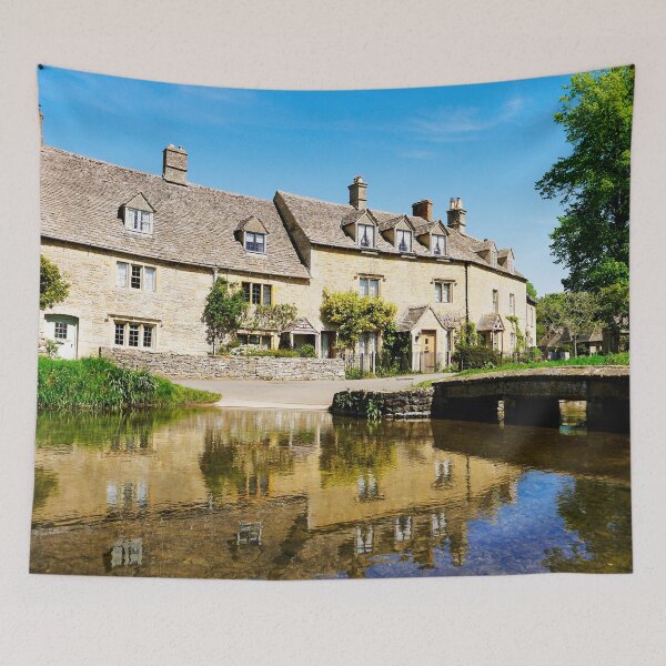 Item preview, Homes of Lower Slaughter designed and sold by ScenicViewPics.
