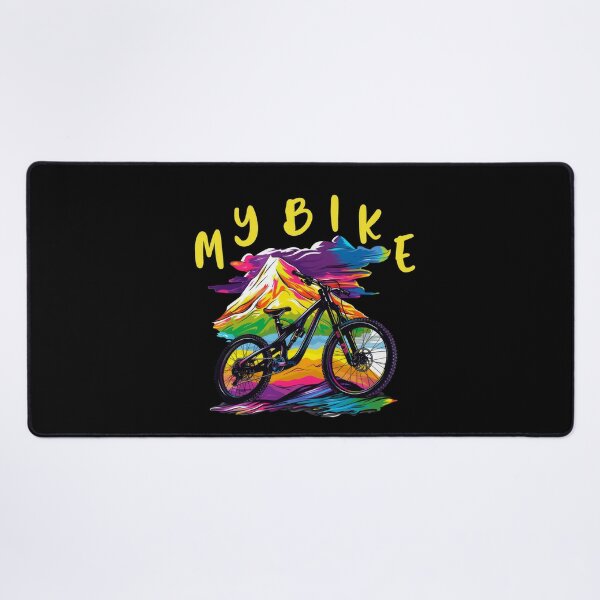 Item preview, mountain biker - MTB designed and sold by FlowersColorful.