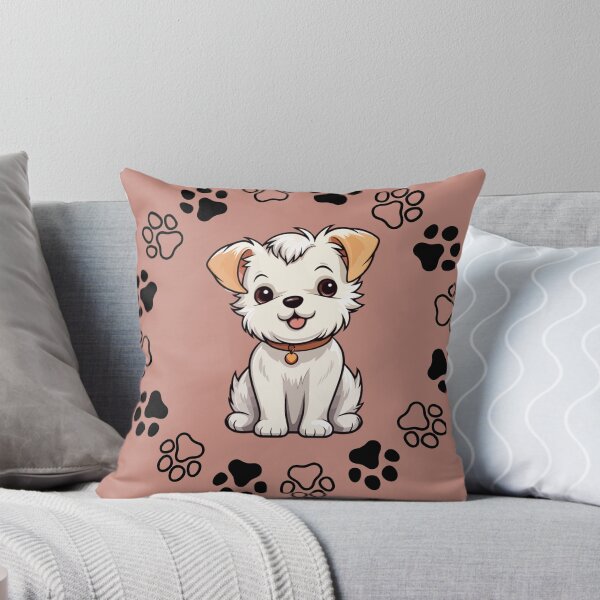 Aperçu de l'œuvre Mignonne chien blanc créée et vendue par MarquezShopy.