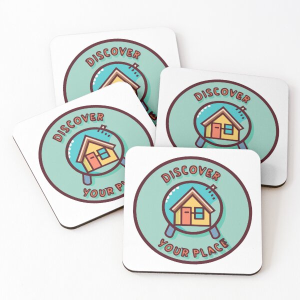 Item preview, Discover Your Place - Line Art House Magnifying Glass Design designed and sold by NiftyWrx.