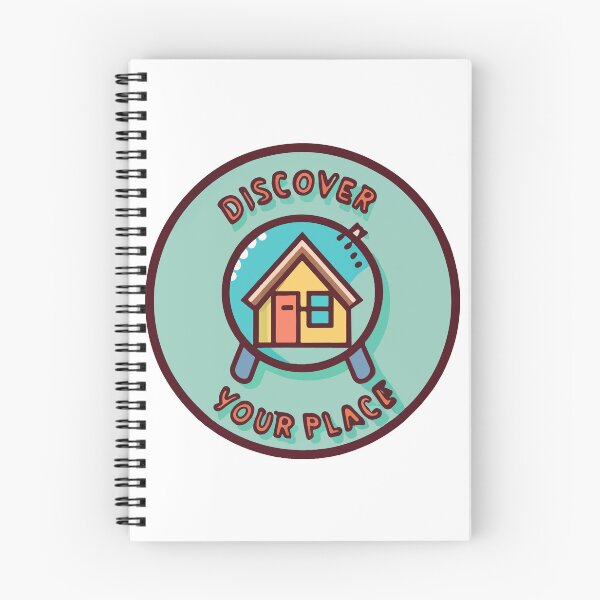 Item preview, Discover Your Place - Line Art House Magnifying Glass Design designed and sold by NiftyWrx.