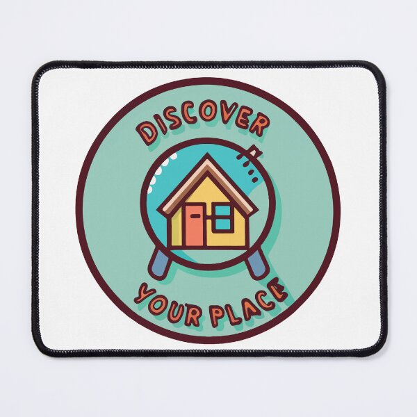 Item preview, Discover Your Place - Line Art House Magnifying Glass Design designed and sold by NiftyWrx.