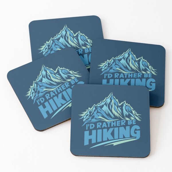 Item preview, I'd Rather Be Hiking Mountain Outdoor designed and sold by NosandEdgy.