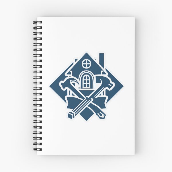 Aperçu de l'œuvre Silhouette de maison de marteau et de clé industrielle créée et vendue par NiftyWrx.