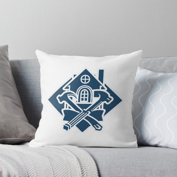 Aperçu de l'œuvre Silhouette de maison de marteau et de clé industrielle créée et vendue par NiftyWrx.
