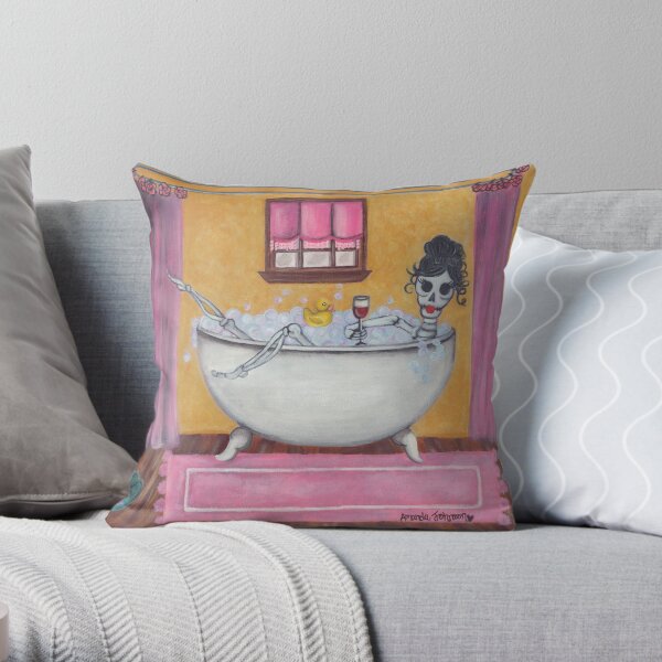 Senorita Sangria Throw Pillow