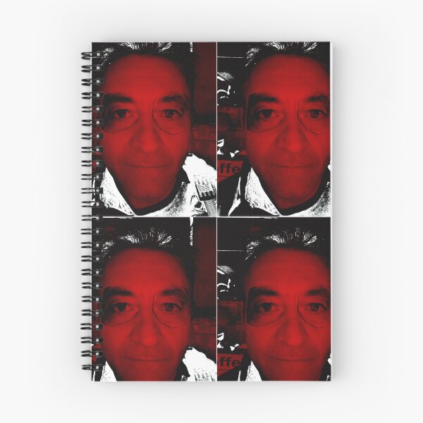 Item preview, Photography abstract portrait of man colored in red designed and sold by Carré Comme Orange.