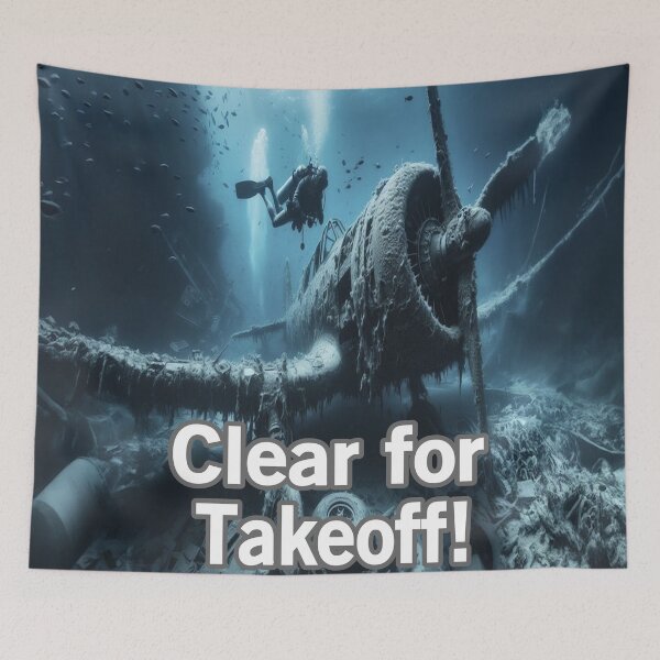 Item preview, Clear For Takeoff designed and sold by Surreallytee.
