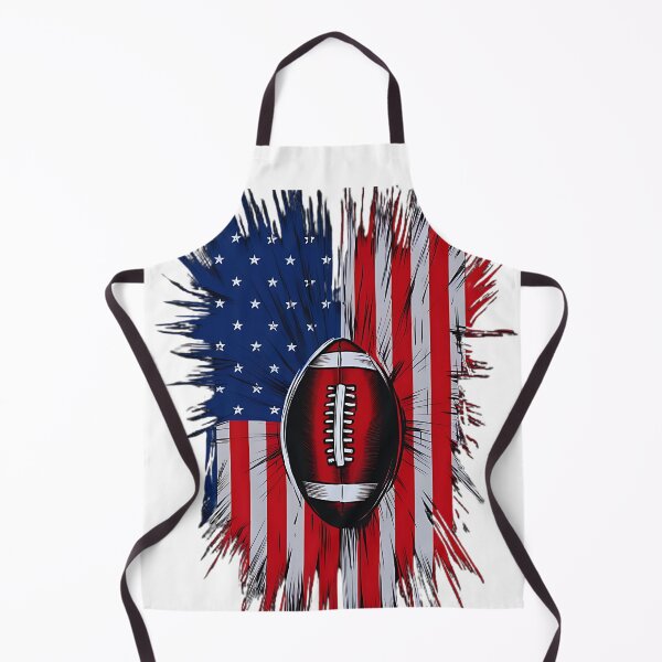 Item preview, Vintage American Flag Football T-Shirt: Patriotic Distressed Design designed and sold by BoughtTheTShirt.