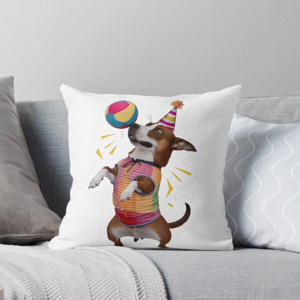 Item preview, Strange act for a dog-Dog playing with ball-Talented dog designed and sold by Wing4e.