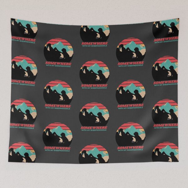 Item preview, Somewhere With My Sheepadoodle Women's Adventurous Gift  designed and sold by Guarddogdrive.