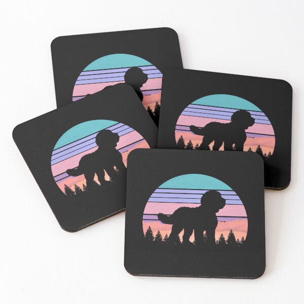 Item preview, Purple Vintage Mountains Wilderness Sheepadoodle Gift  designed and sold by Guarddogdrive.