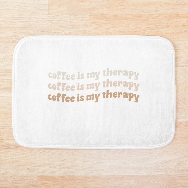 Item preview, coffee is my therapy quote designed and sold by SoniyaArt !.