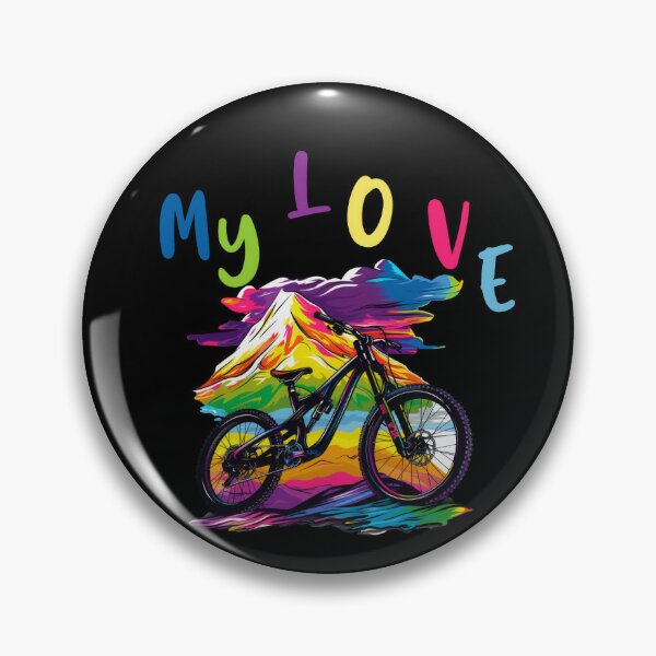Item preview, mountain biker - MTB designed and sold by FlowersColorful.