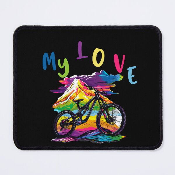 Item preview, mountain biker - MTB designed and sold by FlowersColorful.