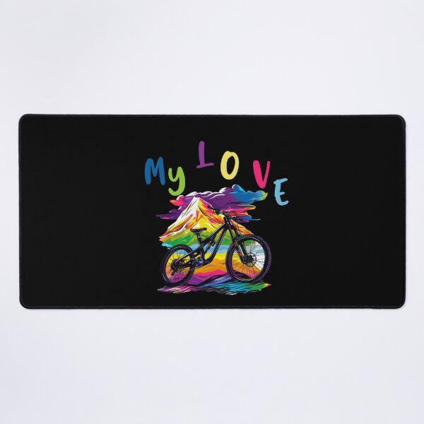 Item preview, mountain biker - MTB designed and sold by FlowersColorful.