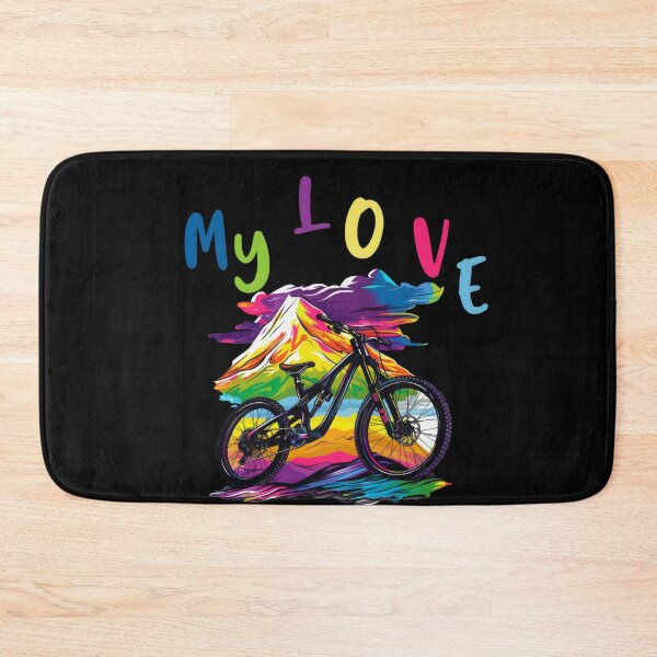 Item preview, mountain biker - MTB designed and sold by FlowersColorful.