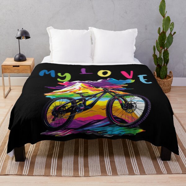 Item preview, mountain biker - MTB designed and sold by FlowersColorful.