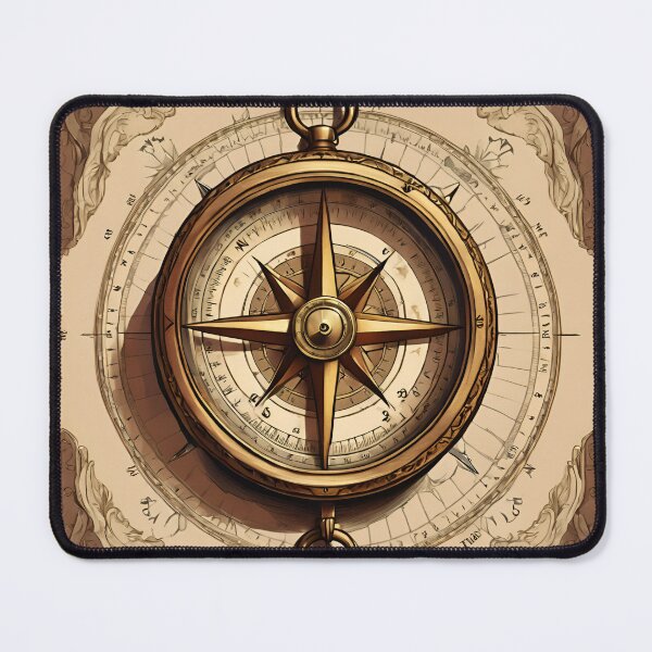 Item preview, Vintage Compass | Navigational Art | Adventure Map designed and sold by Epic--Art.