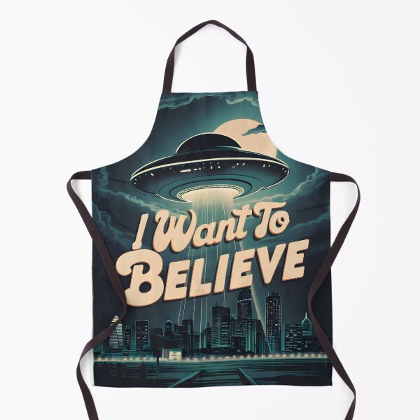 Item preview, UFO Believer Cosmic Encounter I Want to Believe designed and sold by Quirky Shirts.