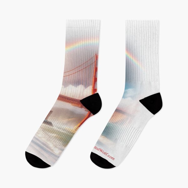 Item preview, Rainbow Over Golden Gate Bridge designed and sold by TattedWolf.