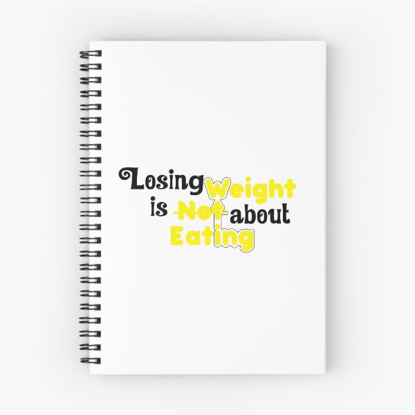 Item preview, Losing weight is Not about eating. Funny Quote designed and sold by INFIDESIGN.