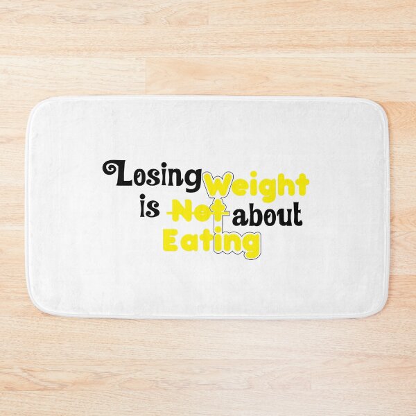 Item preview, Losing weight is Not about eating. Funny Quote designed and sold by INFIDESIGN.