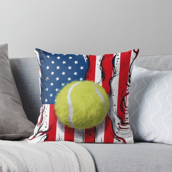 Item preview, Vintage American Flag Tennis Ball T-Shirt: Patriotic Distressed Design designed and sold by BoughtTheTShirt.