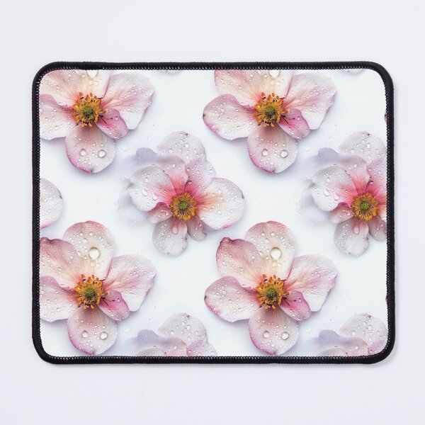 Item preview, An isolated shot of a single floral bloom with dew drops designed and sold by sample325.
