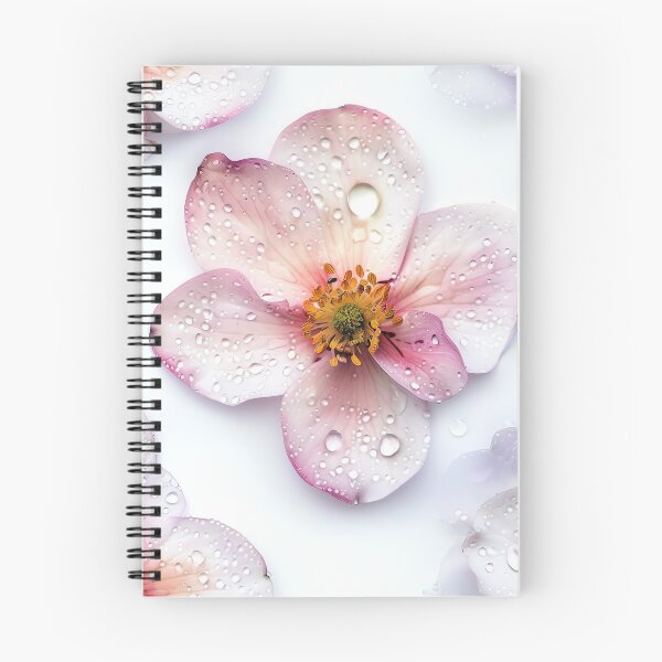 Item preview, An isolated shot of a single floral bloom with dew drops designed and sold by sample325.