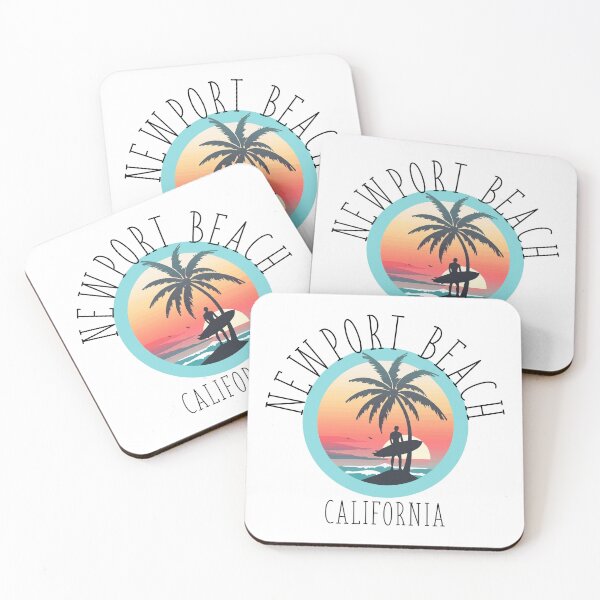 Item preview, Newport Beach - California (with Black Lettering) designed and sold by VelvetRoom.