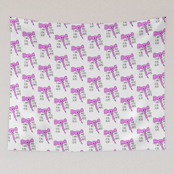 Item preview, Pink Axolotl I have a big head and little arms by Zeesdesign on Redbubble designed and sold by ZEESDESIGN.