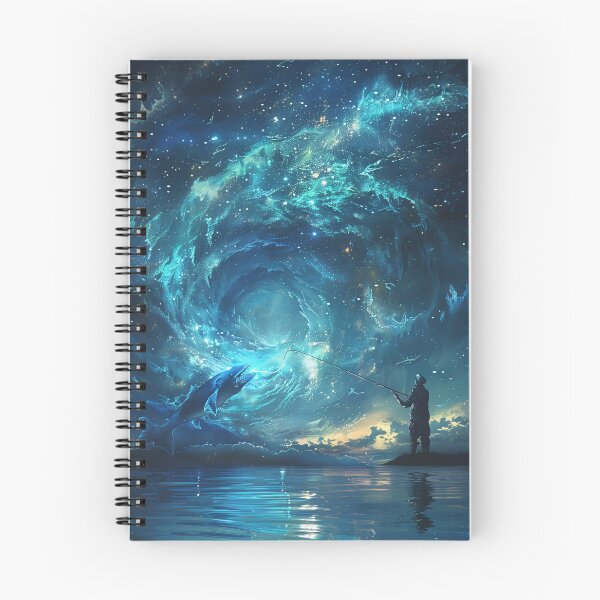 Item preview, Fishing in a Cosmic Whirlpool designed and sold by palmyst.