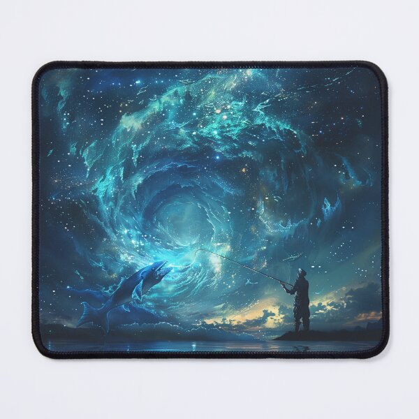 Item preview, Fishing in a Cosmic Whirlpool designed and sold by palmyst.