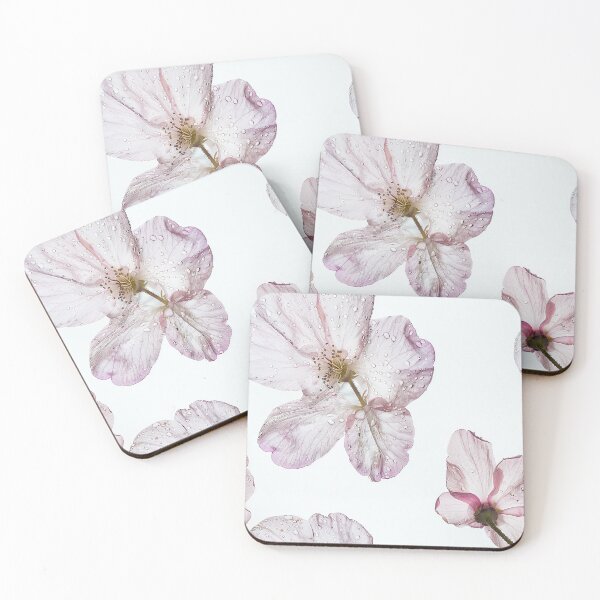 Item preview, An isolated shot of a single floral bloom with dew drops designed and sold by sample325.