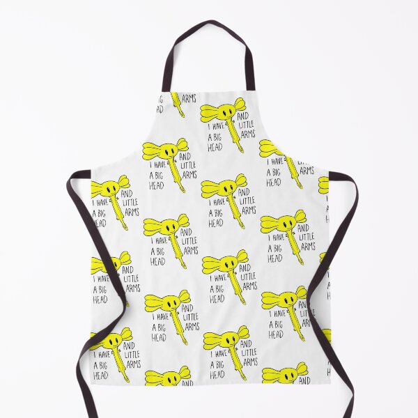 Item preview, Yellow Axolotl I have a big head and little arms by Zeesdesign on Redbubble designed and sold by ZEESDESIGN.