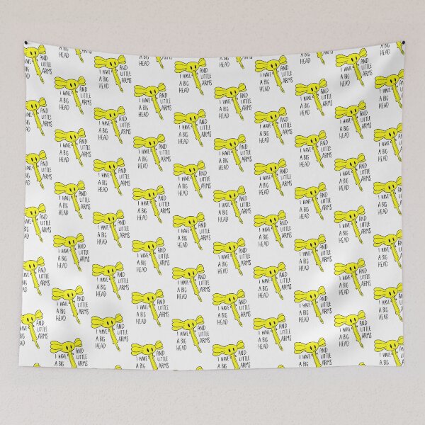 Item preview, Yellow Axolotl I have a big head and little arms by Zeesdesign on Redbubble designed and sold by ZEESDESIGN.