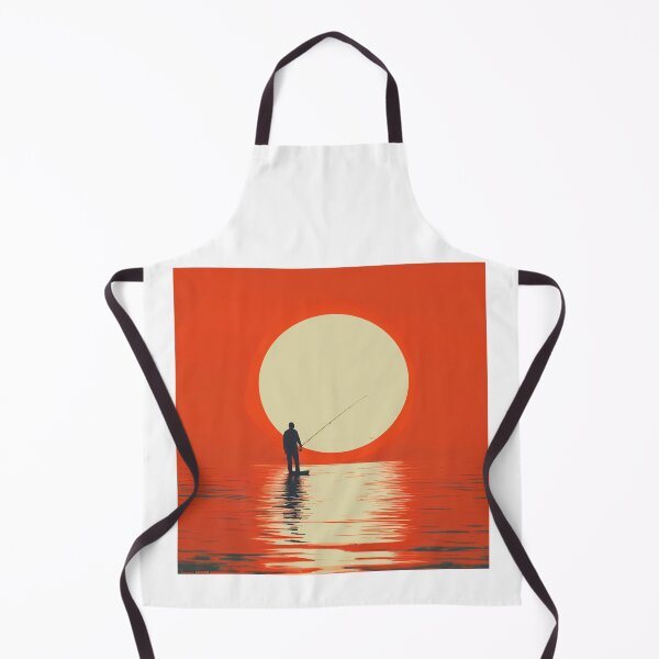 Item preview, Fisherman Silhouetted by Giant Sun designed and sold by palmyst.