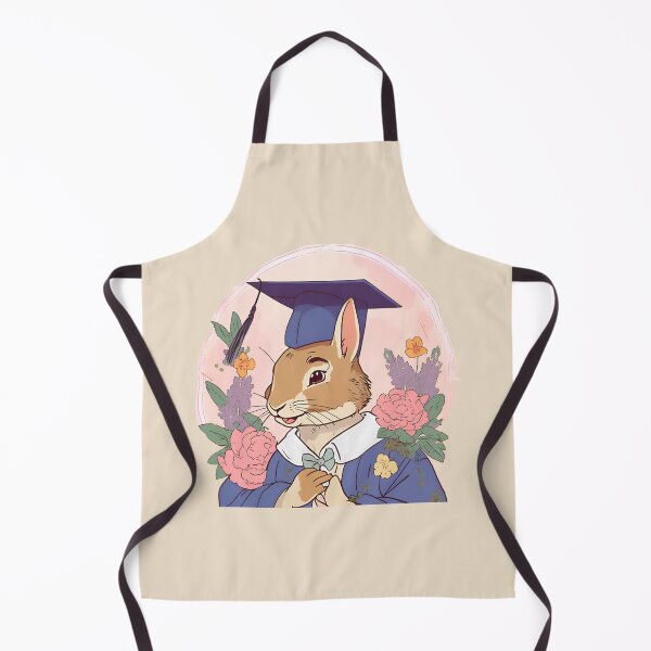 Item preview, Cute Harlequin Rabbit Bunny Lover PhD Masters of Graduation Day designed and sold by wigobun.