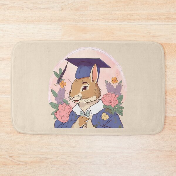 Item preview, Cute Harlequin Rabbit Bunny Lover PhD Masters of Graduation Day designed and sold by wigobun.