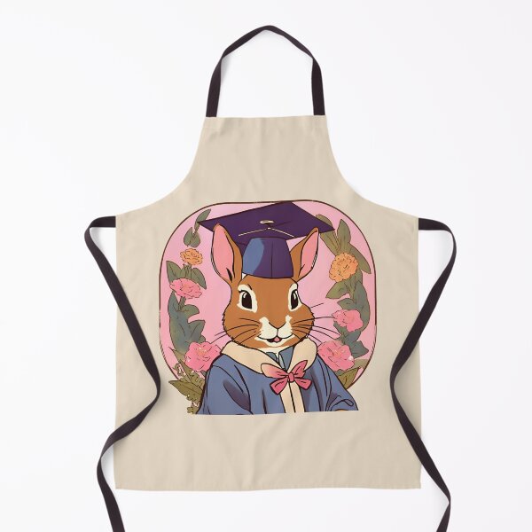 Item preview, Happy Graduation Day with Harlequin Rabbit Bunny Lover PhD Student Masters designed and sold by wigobun.