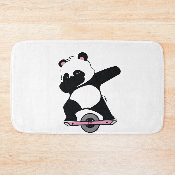 Item preview, cute panda riding a onewheel designed and sold by nubiguru.