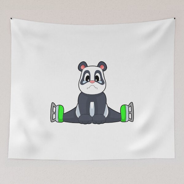 Item preview, Panda Ice skating Ice skates designed and sold by Snabdesign84.