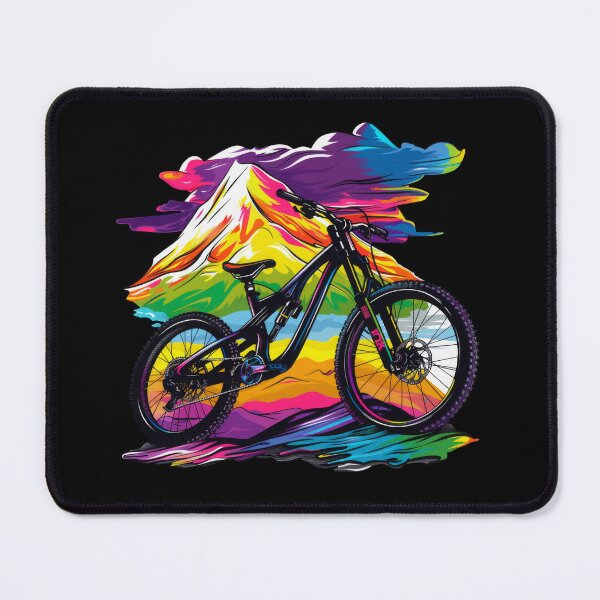 Item preview, mountain biker - MTB designed and sold by FlowersColorful.