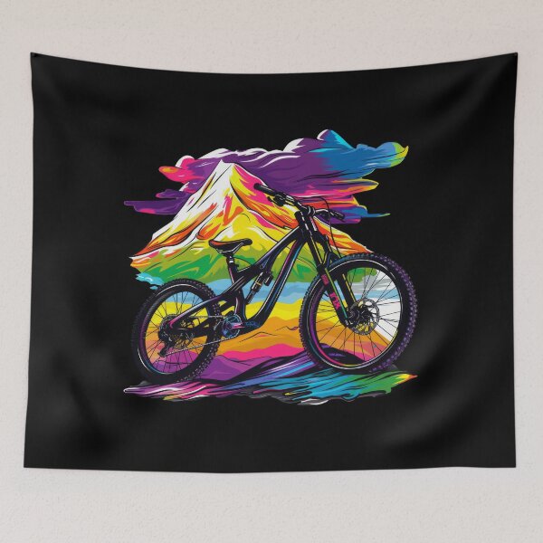 Item preview, mountain biker - MTB designed and sold by FlowersColorful.