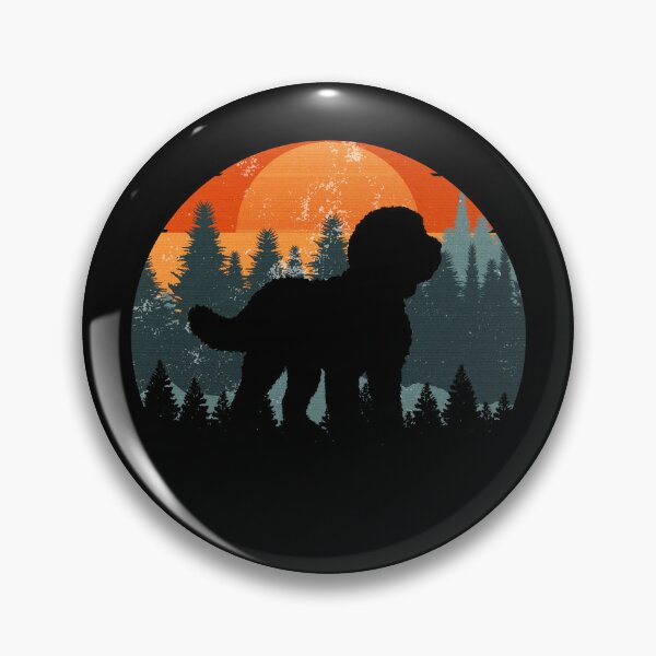Item preview, Retro Forest Vintage Wilderness Sheepadoodle Gift  designed and sold by Guarddogdrive.